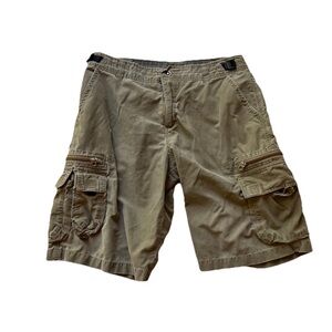 Kuhl Mens Kuhl Dry Brown Belted Cargo Shorts Size Medium